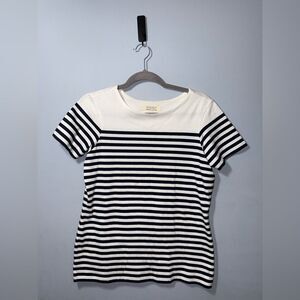 Seasalt women’s Sailor T-Shirt 100% organic cotton with Breton stripes Sz 6 NWOT